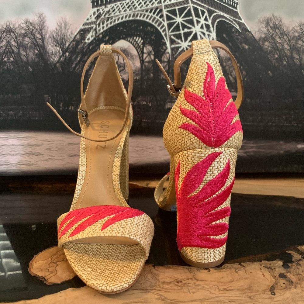 Schultz Carolanne Natural Woven Sandals